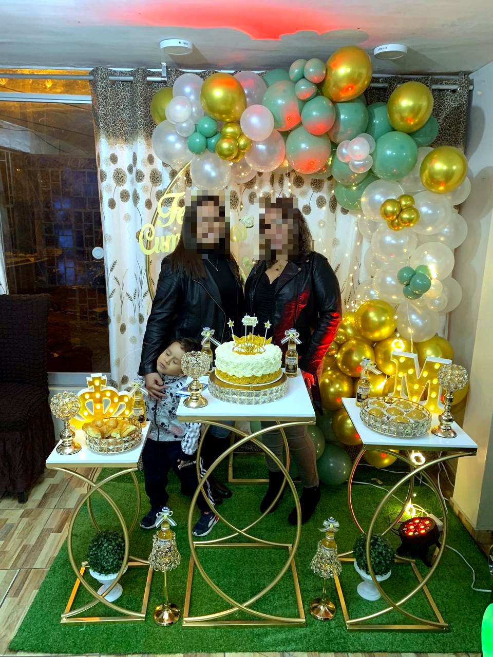 Decoración de Cumpleaños Dorado